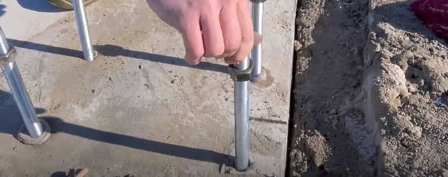 Установка анкерного элемента на хим анкер